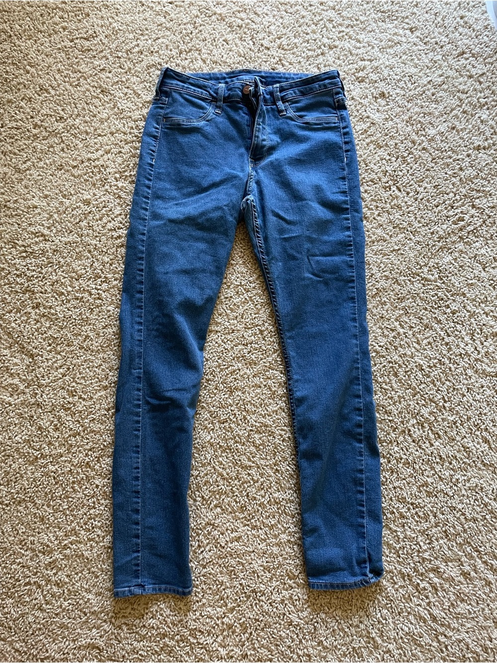 Denim jeans straight leg size 29 light weight